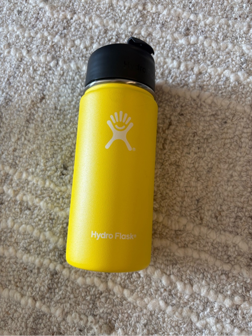 16 oz yellow hydroflask
